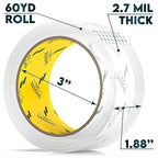 Packing Tape Clear Packaging Tape Heavy Duty Strong Shipping Refills Dispenser Transparent Thick Moving Supplies Mailing Box Sealing Office Storage Home - 60 Yds x 1.88" Wide x 2.7 Mil Thick 18 Rolls