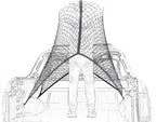 Highly Elastic Cargo Net, 4'x6' Stretches to 8'x12, Suitable for 6.5ft - 8.1ft Long Bed Trucks, Trailers (Lager Single Layer)