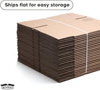 The Boxery 5"x5"x5" Brown/Kraft Corrugated Cardboard Shipping Boxes 25-Pack | Mailing, Packing, Moving & Storage for Business/Home – Durable - Eco-Friendly, Recyclable - Made in the USA