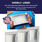 1500-Pack Insulated Silver Thermal Bubble Mailers 15 x 17 - Waterproof Metallic Foil Self-Sealing Padded Envelopes for Cold Shipping, Perishables, Food, Cosmetics, Pharmaceuticals