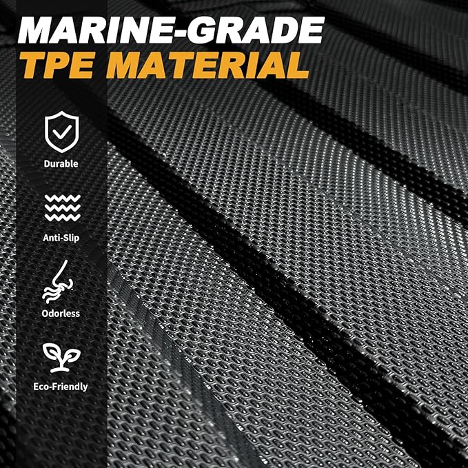 Truck Bed Mat for Ford F150 2015-2025, All Weather Trunk Bed Liner for 2025 Ford F-150 Accessories, 5.5FT 67.1'' TPE Cargo Liner Truck Mat (Not Fit 6.5FT/8FT Bed)