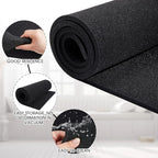 Amylove Polyurethane Foam 24" x 72" High Density Cushion Upholstery Foam Sheet for Seat Replacement DIY Projects Chairs Headboards Sofas Home(1" x 24" x 72",Black)