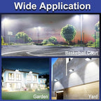 200W LED Flood Light Outdoor, 20000LM Bright Plug-in Flood Lights with Switch, IP66 Waterproof Exterior Security Lights, LED Work Light for Garage, Yard, Garden, Playground, Stadium, Arena