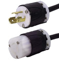 NEMA L5-15 Extension Power Cord - 6 Foot, 15A/125V, 14/3 SJOOW - Iron Box # IBX-3801-06 (6 ft)