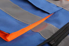 A-SAFETY Orange blue High Visibility Safety Vests Orange&Blue Color Mixed, XXL