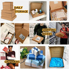 9x6x3 inch Small Shipping Boxes Set of 25, Brown Corrugated Cardboard Box Literature Mailer for Mailing Packing Moving and Storage