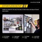 24"x36" - Magnetic Board - Memo & Vision Board for Home, Office, and Classroom - Magnet Board for Kids - Pre-drilled Mounting Screws Included