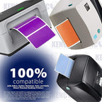 2.25" X 1.25" Direct Thermal Perforated Stickers Labels for Barcodes, Address, Consignment - Compatible with Zebra, Rollo, Godex and More (Mix 'N Match, 12 Rolls)