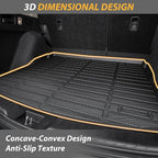 AIPOIL® Floor Mats & Cargo Liner Set for 2025 2026 Mazda CX-70 & CX-70 PHEV All Weather Protection Full Set Automobile mats Accessories, Black