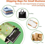 Poly Mailers 12x15.5 Inch 50 Pcs - Bee printed Shipping Bags, 2.4mil Thickness, Waterproof and Tear Resistant Mailing Envelopes, Self-Sealing Packaging Bags for Small Business