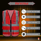 Construction red vest