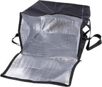 TOPINCN Insulated Pizza Delivery Bag, Thermal Food Carrier for Hot and Cold Storage Large Capacity Reusable Warming Bag Foldable for Grocery Shopping