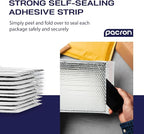 200-Pack Insulated Silver Thermal Bubble Mailers 12 x 17 - Waterproof Metallic Foil Self-Sealing Padded Envelopes for Cold Shipping, Perishables, Food, Cosmetics, Pharmaceuticals