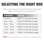 TAPE LOGIC 28x28x6 Flat Corrugated Boxes, Flat, 28L x 28W x 6H, Pack of 10 | Shipping, Packaging, Moving, Storage Box for Home or Business, Strong Wholesale Bulk Boxes