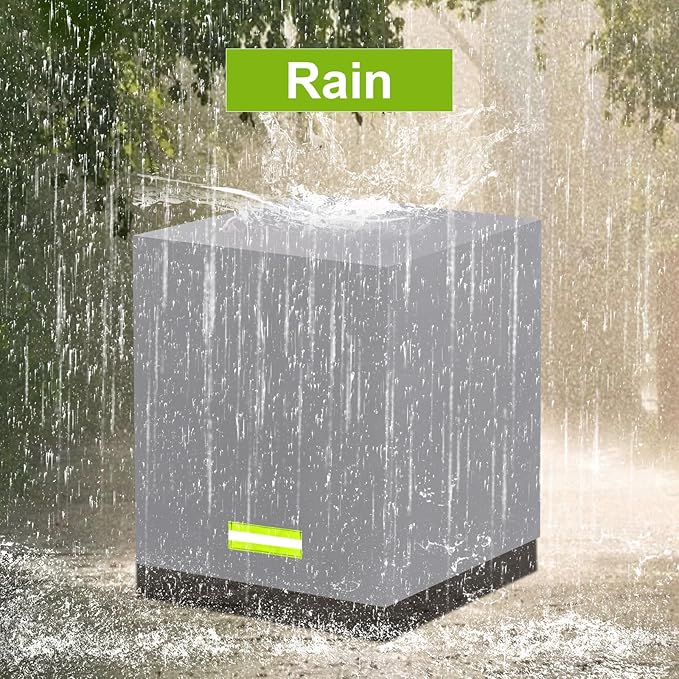 Pallet Cover Tarp Waterproof, Pallet Covers Heavy Duty Waterproof bulk Pallet Covers 48 x 48 x 60'' Outdoor Pallets Tarps Bulk Box Cover 48 x 48 x 60'' Custom Grey Fits Wood Patio Furniture