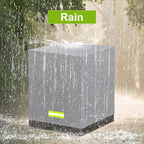 Pallet Cover Tarp Waterproof, Pallet Covers Heavy Duty Waterproof bulk Pallet Covers 48 x 48 x 60'' Outdoor Pallets Tarps Bulk Box Cover 48 x 48 x 60'' Custom Grey Fits Wood Patio Furniture