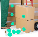 2 Inch Aqua Circle Stickers 500 Pcs,Permanent Color Coding Dots for Office,Home Organization, File Classification,Multipurpose Labels