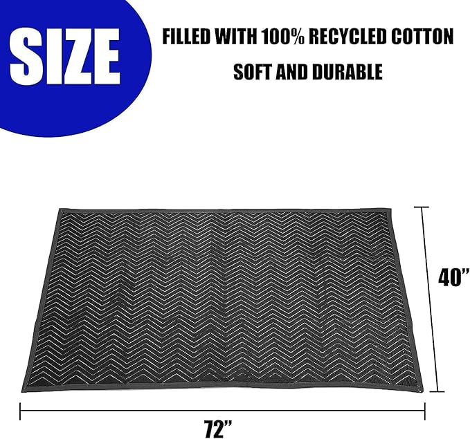 Moving Blanket 40x 72" Moving Pads for Furniture Protection Quilted Packing Shipping Blankets for Furniture Moving Supplies (3 Pack)