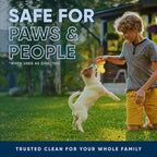 Outdoor Odor Eliminator | Outside Dog Urine Enzyme Cleaner – Powerful Pet, Cat, Animal Scent Deodorizer | Professional Strength for Yard, Turf, Kennels, Patios, Decks (10-2oz Shots with Halo Sprayer)