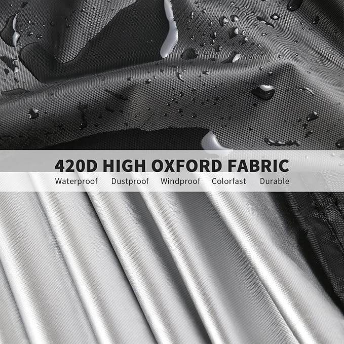 Outdoor Prep Table Cover 24 Inch, Waterproof Patio Stainless Steel Metal BBQ Table Cover All Season Protection for Outdoor Table 500D - 24 X 18 X 34 Inch