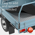 RESILIA Truck Bed Mat Liner – Universal Size, Durable Heavy-Duty All-Weather Protection for Your Truck, Cargo Van, or SUV, Pickup Accessories, Trim to Fit, Black, Thick 4 Foot x 6 Foot, Made in USA