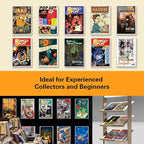 10ct Current Comic Book Toploaders - Modern Comic Book Top loaders, Crystal Clear Regular Comic Book Topload, Premium PVC Comic Book Holder, Crystal Clear Protection for Display, Storage, Collection