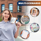 100 Pack 10 Mil 3"x5" Self Sealing Laminating Pouches Self Adhesive Lamination Pouches Clear Laminate Sheets for Photos Index Cards Office School(No Heat Laminating Sheets & No Laminator Machine Need)