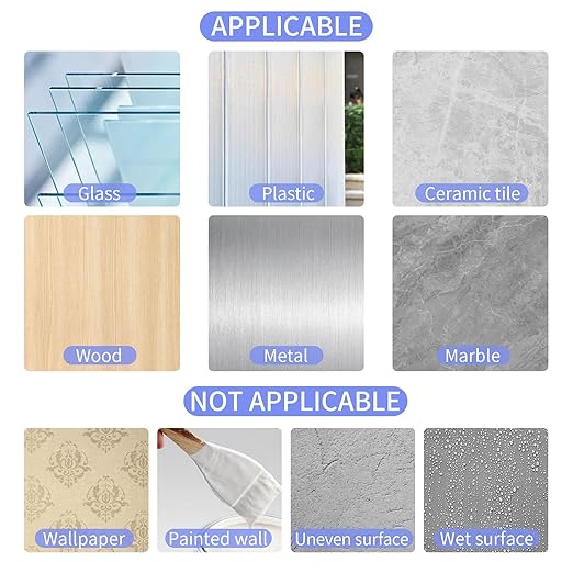 Adhesive Pads, 10PCS Double Sided Circular Mounting Tape, Waterproof, Heavy Duty, Removable, Clear, 2in (50mm), for Walls Hanging, Indoor Use