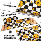 Poly Mailers 12x15.5 Inch 50 Pcs - Smiles Checkerboard Printed Shipping Bags,Waterproof and Tear Resistant Mailing Envelopes, Self-Sealing Packaging Bags for Small Business