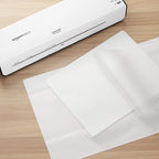 Amazon Basics Clear Thermal Laminating Plastic Paper Laminator Sheets, 9 x 11.5-Inch, 50-Pack, 2.8mil