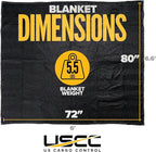 US Cargo Control Moving Blankets 72"x80" 216-Pack, (65 lbs/doz Weight), Heavy Duty Packing Blankets for Moving Furniture, Shipping, and Storage, Black Quilted Furniture Pads, MBDELUXE Econo Deluxe