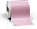 4" X 6" Direct Thermal Perforated Stickers Labels for Shipping Labels, Inventory, and Color Coding - Compatible with Zebra, Rollo, Godex and More (Pink, 1 Roll)