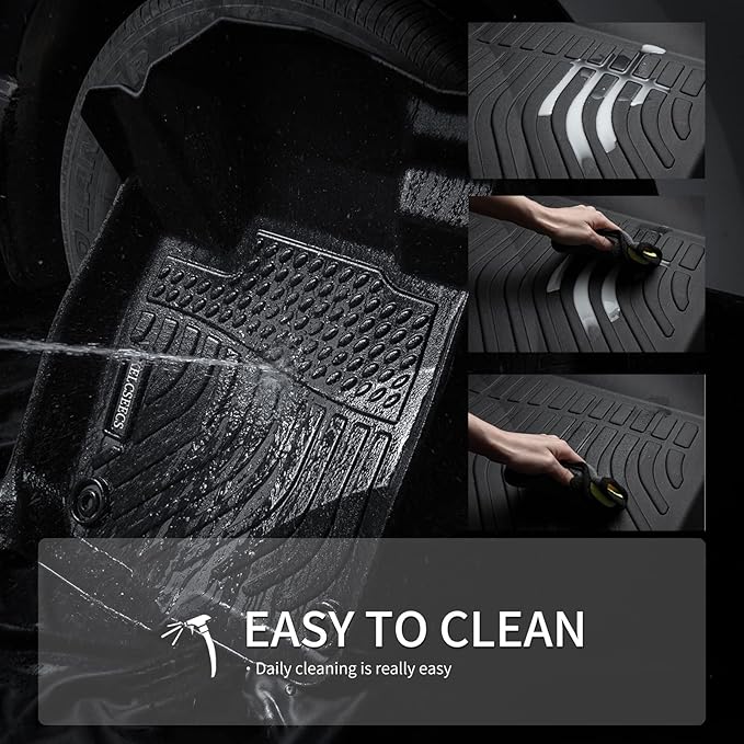 KELCSEECS® Floor Mats & Cargo Liner Custom for 2023 2024 2025 Nissan Ariya All Weather Protection TPE Floor Liners Front& Rear Row Full Set Nissan Ariya 2023 2024 Accessories Black
