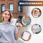 50 Pack 10 Mil 4"x6" Self Sealing Laminating Pouches Self Adhesive Lamination Pouches Clear Laminate Sheets for Office School Home Supplies(No Heat Laminating Sheets & No Laminator Machine Need)