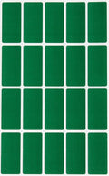 Royal Green Rectangle Color Coding Stickers in Green 1.57 inch x 0.75 inch (40mm x 19mm) - 2000 Pack