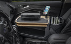 AutoExec AE-GMCD-PM-PS-11M GripMaster Car Desk for Your Vehicle Workstation and Mobile Office, Natural with Phone Mount and Printer Stand