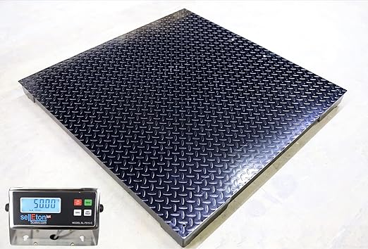 SellEton SL-4040-1k-NN 40" x 40" Industrial Floor Scale | 1000 lbs x .2 lb | Warehouse Pallets