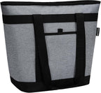 Insulated Cooler Bag, Reusable Grocery Bags for Hot/Cold Food, Thermal Food Delivery Bag for Beach, Travel, Picnics