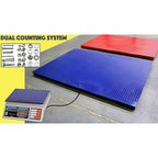 Liberty Scales LS-700-DC Dual Counting Smart Weighing Scale Systems, Size 36" x 36" (3' x 3') - C-Scale 6 lb x .0002 lb/Floor Scale 1000 lb x .2 lb