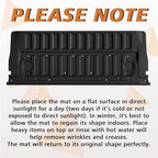 TripleAliners Tailgate Mat Compatible with Ford Ranger 2025 2024 Accessories Truck Tailgate Liner Bed Cover All-Weather Protector Cargo Cover Custom Fit for Ranger