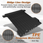 TripleAliners Truck Bed Mat Compatible with 2024 2025 2026 Chevrolet Silverado EV RST/GMC Sierra EV Denali Accessories Vehicle Perfectly Flush All Weather TPE Pickup Cargo Mat(5.9FT/70.6 inches)