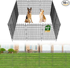 10 Panels No Dig Decorative Garden Fence for Yard, 40 in(H) X 23.6 ft(L) Animal Barrier Fencing for Outdoor Dog, Metal Portable Garden Fences for Borders, Pets, Landscape, Temporary Fence