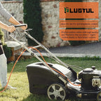 PLUGTUL 25 FT 12/3 Outdoor Extension Cord Waterproof, Heavy Duty 12 Gauge SJTW Extension Cord, 15A 1875W, ETL Listed, Great for Garden and Home, Orange