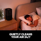 PuroAir 130i HEPA Air Purifiers for Home Pets - Covers Up To 600 Sq Ft - Filters Up To 99.9% of Pollutants, Smoke, Pollen, Dust - Quiet HEPA Air Filter - Air Purifiers for Bedroom