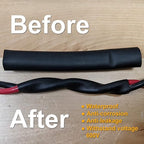 TKDMR 59 Ft 1-1/2" Heat Shrink Tubing - 3:1 Ratio Marine Grade Heat Shrink,Wire Cable Adhesive Lined Tube Insulation Seal Against Moisture Corrosion and Air Leakage.Black