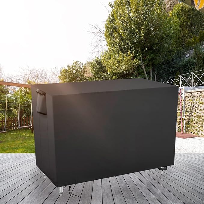 Outdoor Prep Table Cover 30 Inch, Waterproof Patio Stainless Steel Metal BBQ Table Cover All Season Protection for Outdoor Table - 30 X 18 X 34 Inch