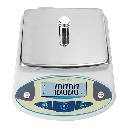 Bonvoisin Lab Scale 5000gx0.01g High Precision Electronic Analytical Balance 0.01g Accuracy Laboratory Precision Digital Scientific Scale (5000g)