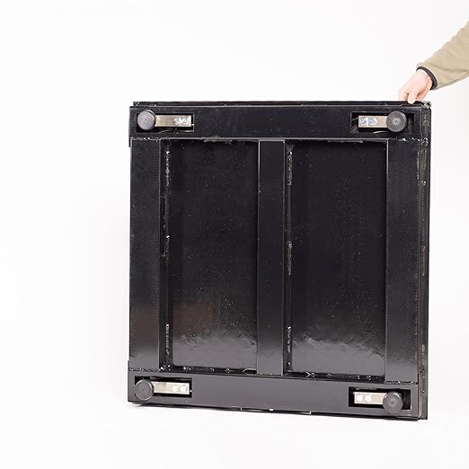 24"x24" Industrial Floor Scale, Heavy-Duty Warehouse Scale with Digital Indicator, Accurate Pallet Scale for Postal Luggage Shipping Mailing Weighing