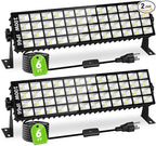 2 Pack LED Shop Lights, 100W 11000LM Plug in Garage Light with 6FT Power Cord, IP66 Waterproof Work Bench Shop Lights for Garage, Workshop, Warehouse, Outdoor, Yard, Garden