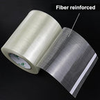 BOMEI PACK Wide Strapping Tape 6Inch, Heavy Duty Reinforced Packing Tape, Fiberglass Filament Tape 60yds 5.5Mil